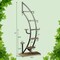 Costway 6 Tier Metal Plant Stand Rack Half Moon Shape Ladder Planter Organizer w/Hook